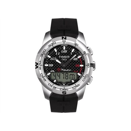 Tissot T-Touch II Siyah Carbon 42.7mm, referans T047.420.47.207.00