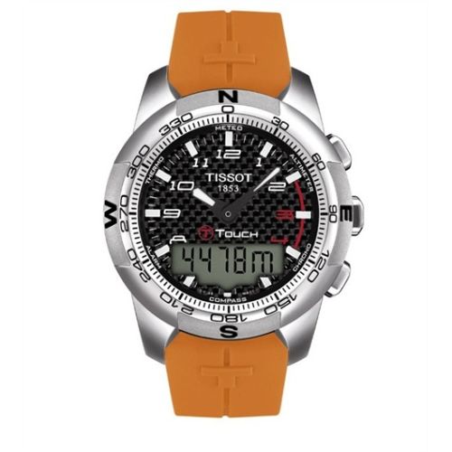 T-Touch II Turuncu Kauçuk Carbon 42.7 mm