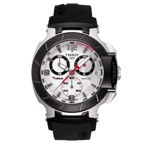 T-Race Quartz Gümüş 45.3 mm