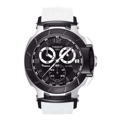 Tissot T-Race Quartz Beyaz 45.3mm, referans T048.417.27.057.05