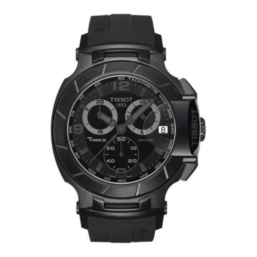 Tissot T-Race Quartz Siyah Siyah 45.3mm, referans T048.417.37.057.00