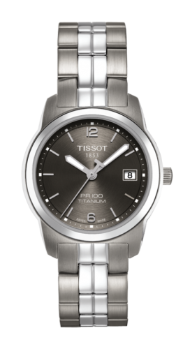 Tissot PR 100 Quartz 27 Titanyum  Gri / Bilezik, referans T049.310.44.067.00