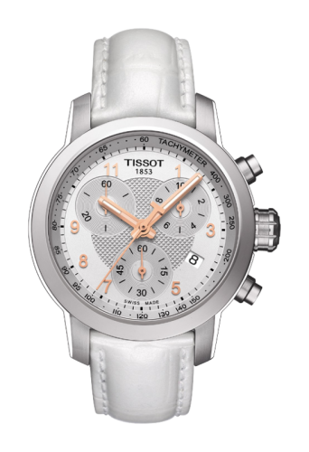 PRC 200 Quartz Chronograph Lady Gül Roman Beyaz 35 mm
