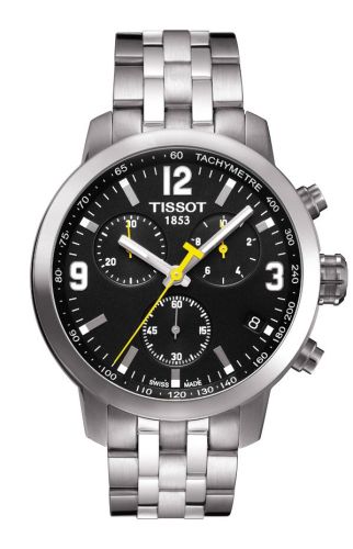 PRC 200 Quartz Chronograph Paslanmaz Çelik / Siyah / Bilezik 42 mm