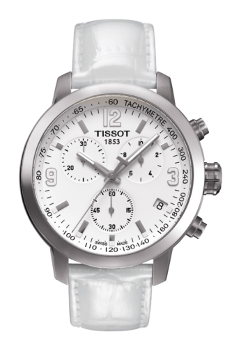 PRC 200 Quartz Chronograph Beyaz Leather 42 mm
