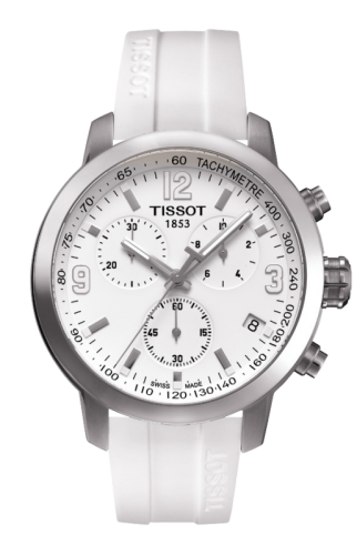 PRC 200 Quartz Chronograph Beyaz Kauçuk 42 mm