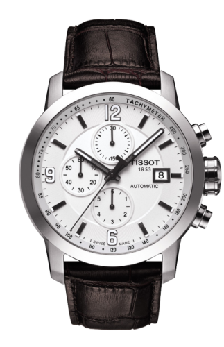 PRC 200 Automatic Chronograph Gümüş Leather 44 mm