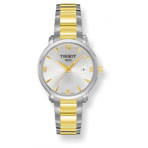 Tissot Everytime Small Paslanmaz Çelik / Sarı Altın PVD / Gümüş / Bilezik, referans T057.210.22.037.00