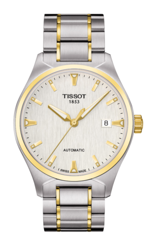 Tissot T-Tempo Automatic Paslanmaz Çelik / Sarı Altın PVD / Ivory / Bilezik 39mm, referans T060.407.22.031.00