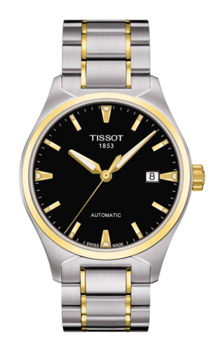 Tissot T-Tempo Automatic Paslanmaz Çelik / Sarı Altın PVD / Ivory / Bilezik, referans T060.407.22.051.00