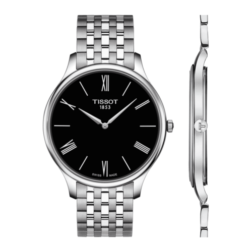 Tradition 5.5 Paslanmaz Çelik / Siyah / Bilezik 39 mm