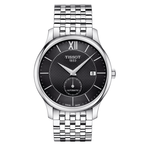 Tradition Automatic Small Second Paslanmaz Çelik / Siyah / Bilezik 40 mm