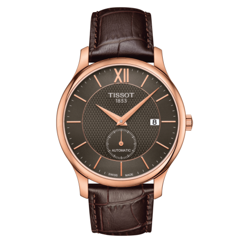 Tradition Automatic Small Second Pembe Altın PVD / Gri 40 mm