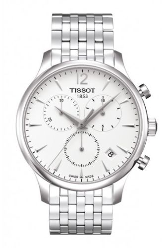 Tradition Chronograph Paslanmaz Çelik / Gümüş / Bilezik 42 mm