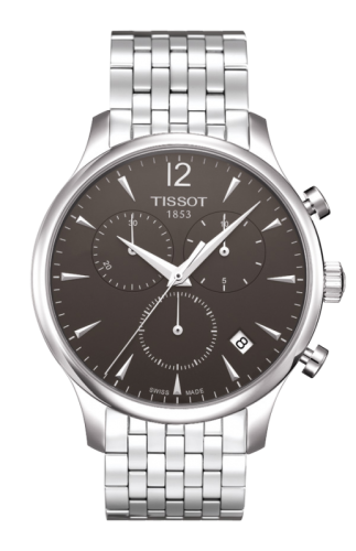 Tissot Tradition Chronograph Paslanmaz Çelik / Gri / Bilezik 42mm, referans T063.617.11.067.00