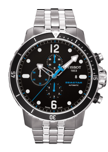 Seastar 1000 Automatic Chronograph Siyah 48 mm