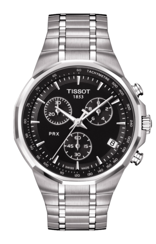 PRX Chronograph Quartz Stainless Steel / Black