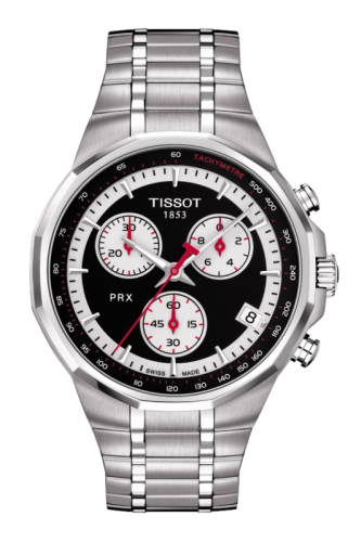 PRX Chronograph Quartz Stainless Steel / Black