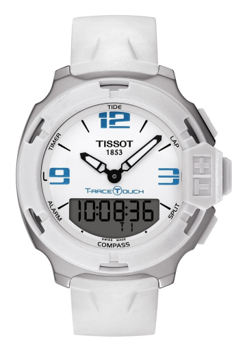 Tissot T-Race Touch Paslanmaz Çelik / Beyaz 42mm, referans T081.420.17.017.00
