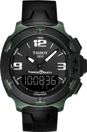 T-Race Touch Aluminium / Yeşil 42 mm