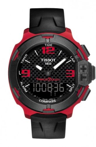 T-Race Touch Aluminium / Kırmızı 42 mm