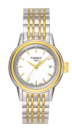 Carson Quartz 29.7 Paslanmaz Çelik / Sarı Altın PVD / Beyaz / Bilezik