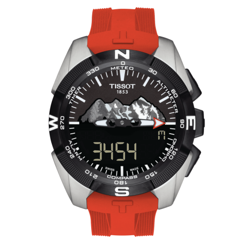Tissot T-Touch Expert Solar Jungfraubahn Edition / Kauçuk 45mm, referans T091.420.47.051.10