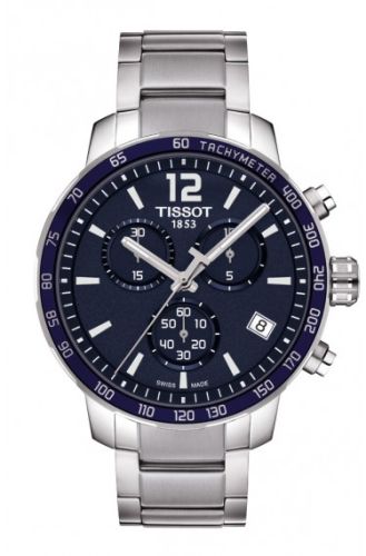 Quickster Chronograph Paslanmaz Çelik / Mavi / Bilezik 42 mm