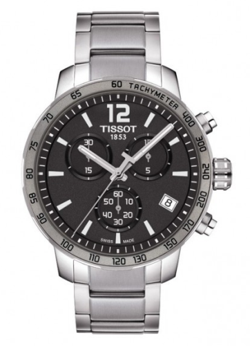 Quickster Chronograph Paslanmaz Çelik / Gri / Bilezik