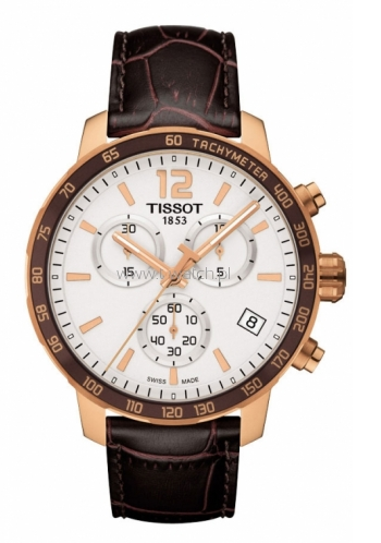 Tissot Quickster Chronograph Gül PVD / Gümüş, referans T095.417.36.037.00