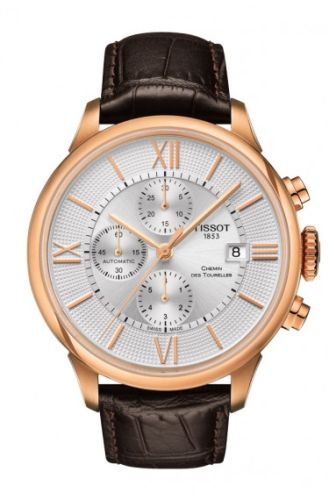 Chemin des Tourelles Automatic Chronograph PVD Altın / Gümüş 44 mm