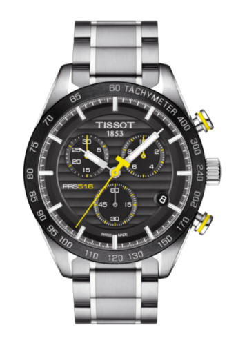 PRS 516 Chronograph Quartz Paslanmaz Çelik / Siyah / Bilezik 42 mm
