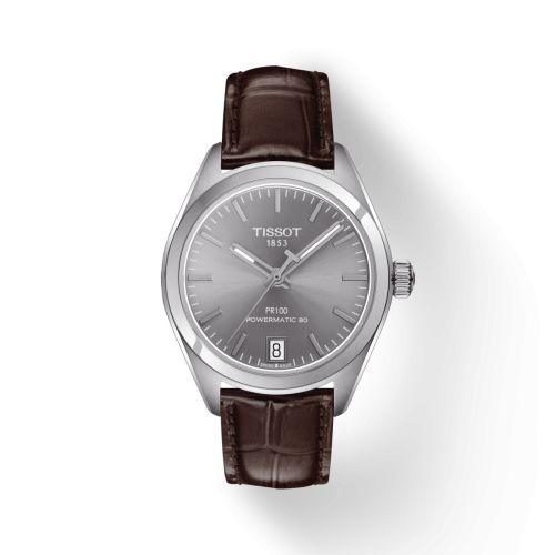 Tissot PR 100 Powermatic 80 33 Paslanmaz Çelik / Gri, referans T101.207.16.071.00