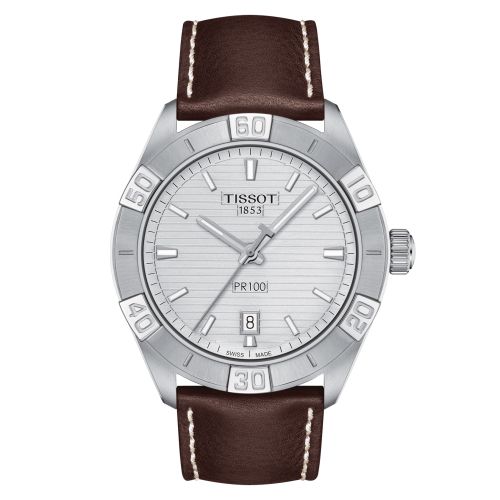 Tissot PR 100 Sport Gent Paslanmaz Çelik / Gümüş 42mm, referans T101.610.16.031.00