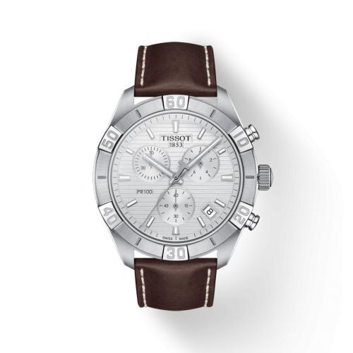 Tissot PR 100 Sport Gent Chronograph Paslanmaz Çelik / Gümüş 44mm, referans T101.617.16.031.00