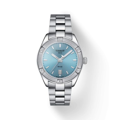 Tissot PR 100 Sport Chic 36 Paslanmaz Çelik / Mavi / Bilezik, referans T101.910.11.351.00