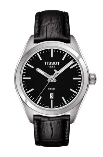 Tissot PR 100 Quartz 33 Paslanmaz Çelik / Siyah / Kayış, referans T101.210.16.051.00