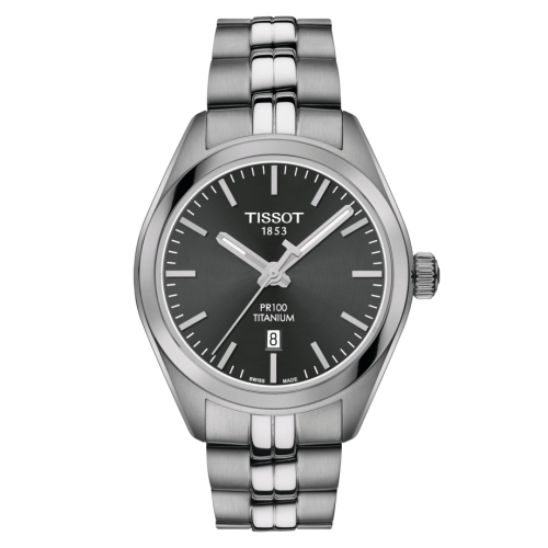 Tissot PR 100 Quartz 33 Titanyum / Gri / Bilezik, referans T101.210.44.061.00