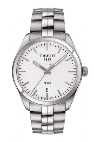 Tissot PR 100 Quartz 39 Stainless Steel / Silver / Bracelet, reference T101.410.11.031.00