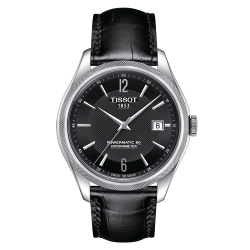 Tissot Ballade Powermatic 80 41 Paslanmaz Çelik / Siyah / Kayış 39mm, referans T108.408.16.057.00