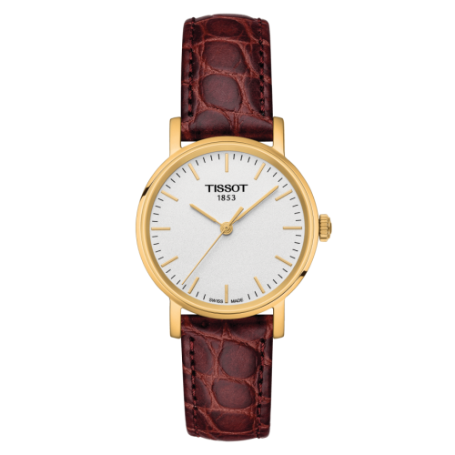Tissot Everytime Small Sarı Altın PVD / Gümüş / Kayış 30mm, referans T109.210.36.031.00