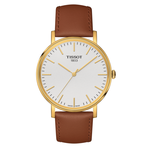Tissot Everytime Medium Sarı Altın PVD / Gümüş / Kayış 38mm, referans T109.410.36.031.00