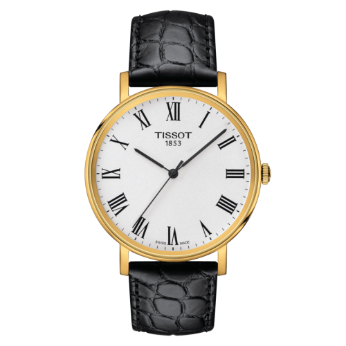 Everytime Medium Sarı Altın PVD / Gümüş / Kayış 38 mm