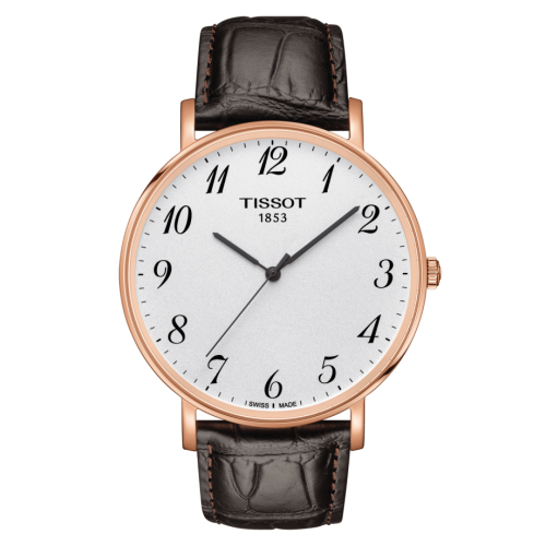 Tissot Everytime Large Pembe Altın PVD / Gümüş / Kayış 42mm, referans T109.610.36.032.00