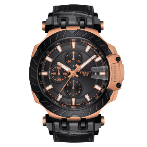 Tissot T-race Automatic Chronograph Pembe Altın / Siyah 48.8 mm