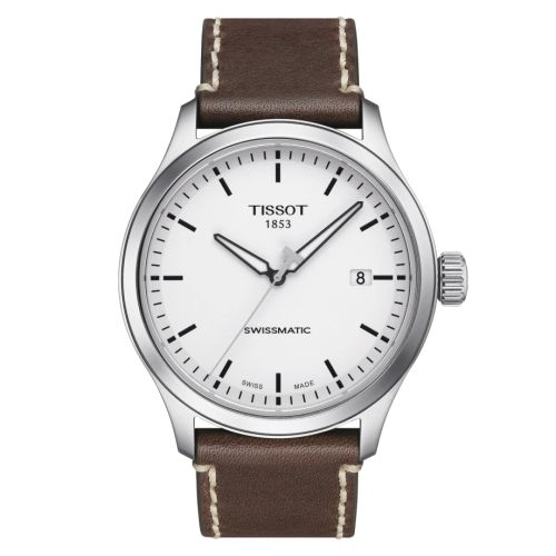 Gent XL Swissmatic Paslanmaz Çelik / Beyaz 43 mm