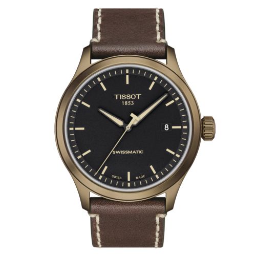 Gent XL Swissmatic Khaki / Siyah 43 mm