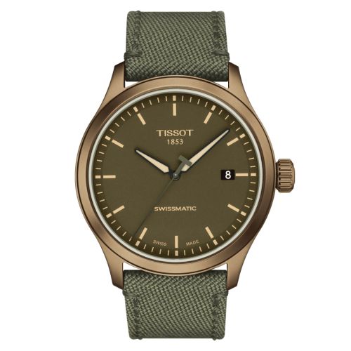 Tissot Gent XL Swissmatic Khaki / Khaki 43mm, referans T116.407.37.091.00