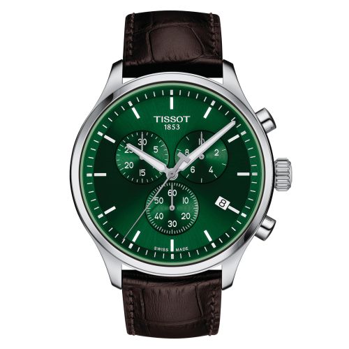 Chrono XL Classic Paslanmaz Çelik / Yeşil 45 mm