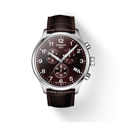 Chrono XL Classic Paslanmaz Çelik / Siyah 45 mm
